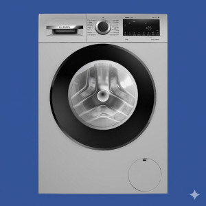 Bosch 9 Kg Front Load Washing Machine – White EcoSilence Smart Edition