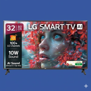 LG 32 Inch HD Ready Smart LED TV – WebOS Compact Edition