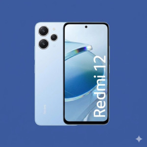 Redmi 12 4G Smartphone 4GB RAM 128GB Storage – Blue Edition