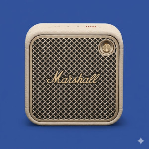Marshall Willen II Portable Bluetooth Speaker with 17+ Hours Playback – Cream