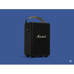 Marshall Tufton 80W Portable Wireless Bluetooth Speaker – Black & Brass