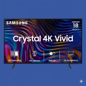 Samsung 43 Inch UltraView 4K Smart LED TV, Black, UA43DUE70BKLXL
