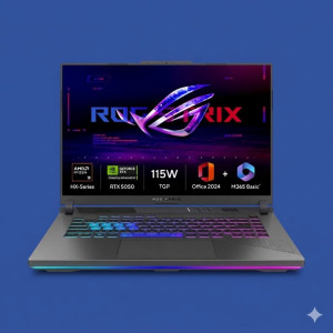 ASUS ROG Strix G16 G614PH Gaming Laptop with Ryzen 9 8940HX, 16-inch FHD Display, Eclipse Gray