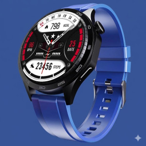 boAt Enigma Radiant Smartwatch with HD Display & Metal Body, Deep Blue