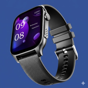 boAt Ultima Ember Smartwatch with AMOLED Display & Fitness Nudges, Bold Black