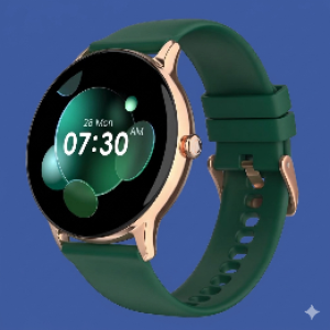 NoiseFit Twist Go Smartwatch with Stylish Build, Forest Green