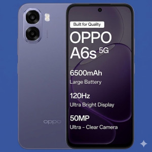 OPPO A6s 5G Smartphone 4GB RAM 128GB Storage Plum Purple Edition