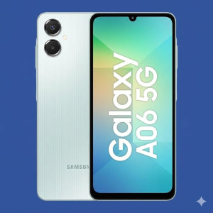 Samsung Galaxy A06 5G Smartphone 4GB RAM 128GB Storage Light Green Edition