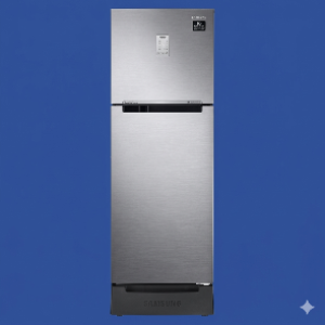 Samsung 236L Frost Free Double Door Refrigerator with Digital Inverter, Premium Inox
