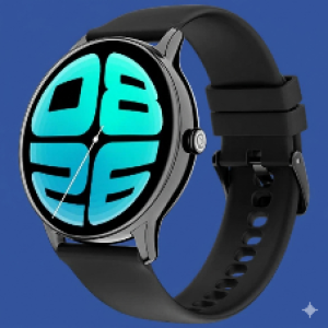 NoiseFit Twist Go Smartwatch with Stylish Design, Jet Black