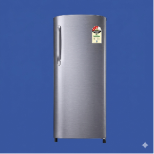Samsung 183L 3 Star Direct Cool Single Door Refrigerator with Stylish Inox Finish and Bar Handle
