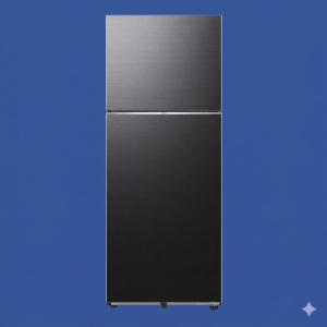 Samsung 419L Convertible Frost Free Double Door Refrigerator with Multi Cooling Modes, Stylish Black Finish