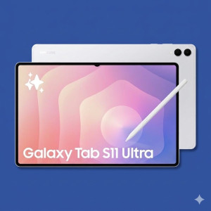 Samsung Galaxy Tab S11 Ultra 14.6 Inch Wi-Fi Tablet with S Pen 12GB RAM 256GB Silver SM-X930NZSAINU
