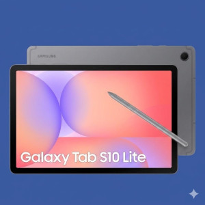 Samsung Galaxy Tab S10 Lite 10.9 Inch Wi-Fi + 5G Tablet with S Pen 6GB RAM 128GB Silver SM-X406BZSAINU