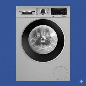 Bosch 10 Kg Front Load Washing Machine – Silver EcoSilence PowerWash Edition