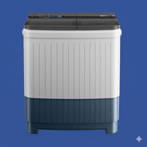 Bosch 7 Kg Semi Automatic Washing Machine – PowerWash Twin Tub Peacock Blue Edition