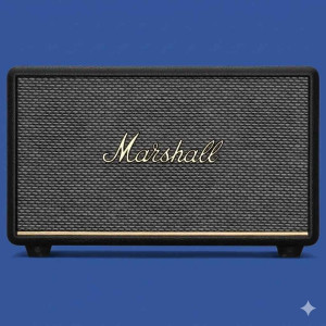 Marshall Acton III Bluetooth Speaker – 30W Woofer Power, Bass & Volume Control, Black Edition