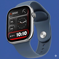 Fire-Boltt Ninja X Ring Bluetooth Calling Smartwatch with 1.96" Large Display, AI Voice Assistant & Health Tracking - Blue