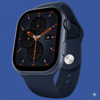 Fire-Boltt Brillia Bluetooth Calling Smartwatch with 2.02" Super AMOLED Display & Fitness Tracking - Blue