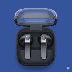 Samsung Galaxy Buds4 Wireless Earbuds (Hi-Fi Audio, Adaptive ANC, 360 Sound, IP54, Black)