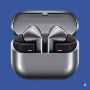 Samsung Galaxy Buds 3 Pro Wireless Earbuds (Premium Sound, Smart Features, Gray)