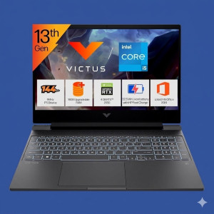 HP Victus 15 Gaming Laptop Core i5 15.6-inch FHD RTX 2050, Mica Silver