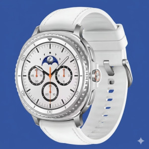 Samsung Galaxy Watch 8 Classic 46mm Bluetooth Smart Watch with Premium Design – White