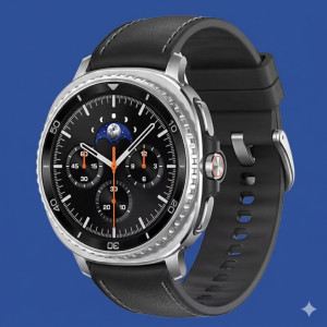 Samsung Galaxy Watch 8 Classic 46mm Bluetooth Smart Watch with Rotating Bezel – Black