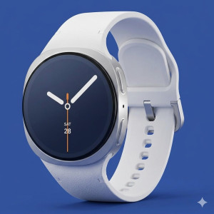 Samsung Galaxy Watch 8 44mm LTE Smart Watch with Advanced Health Tracking – Silver