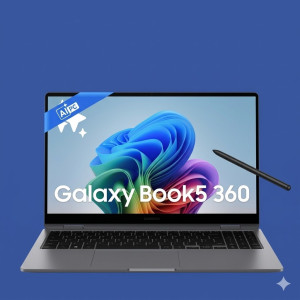 Samsung Galaxy Book5 Flex 360 15.6" Laptop with Intel Core Ultra 5, 16GB RAM & 512GB SSD (Grey)