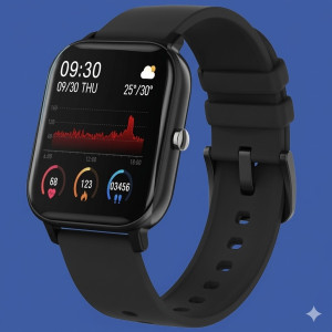 Fire-Boltt BSW001 Active Smartwatch with SpO2 & Heart Rate Tracking (Black)