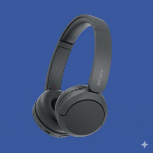 Sony FlexTune Wireless On-Ear Headphones with Long Battery & Smart Connectivity – Black