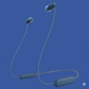 Sony SoundFlow Wireless Neckband Earphones with Long Battery & Voice Assist – Black