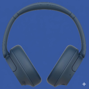 Sony AirTune Wireless Over-Ear ANC Headphones with Voice Assist & Long Battery – Blue