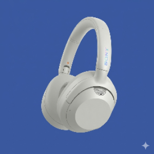 Sony ULT PowerBass Wireless Noise Cancelling Headphones with 360 Audio & Fast Charge – Off White
