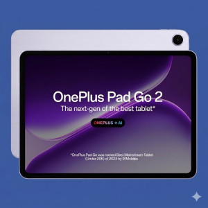OnePlus Pad Go 2 12.1" Wi-Fi Tablet 8GB RAM 128GB – Lavender Drift Edition