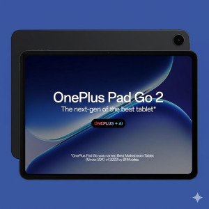 OnePlus Pad Go 2 12.1" 5G Tablet 8GB RAM 256GB Storage – Shadow Black