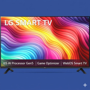 LG 32 Inch HD Ready Smart LED TV – LD Series Black Edition