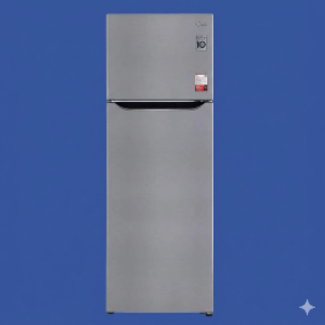 LG 322L Frost Free Double Door Refrigerator – Steel Gloss Finish Edition