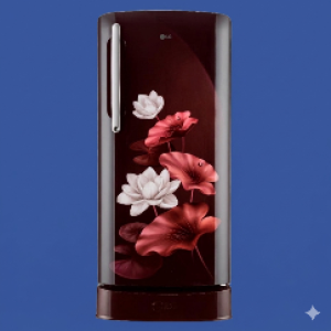 LG 201L High Efficiency Single Door Refrigerator – Scarlet Floral Premium Edition